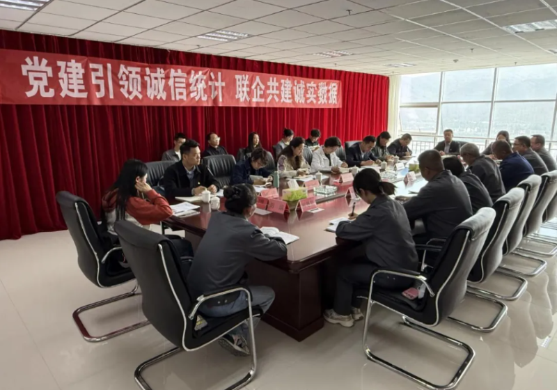 ‌“黨建引領(lǐng)誠(chéng)信統(tǒng)計(jì) 聯(lián)企共建誠(chéng)實(shí)數(shù)據(jù)”——公司黨委與國(guó)家統(tǒng)計(jì)局大通調(diào)查隊(duì)開展主題黨日活動(dòng)