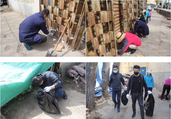 中共青海省第三建筑工程有限公司支部委員會(huì)開展“黨旗領(lǐng)航，愛衛(wèi)同行”主題黨日活動(dòng)